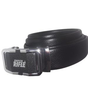 Men's Adjustable Luxury Genuine Leather Belt with Automatic Metal Buckle